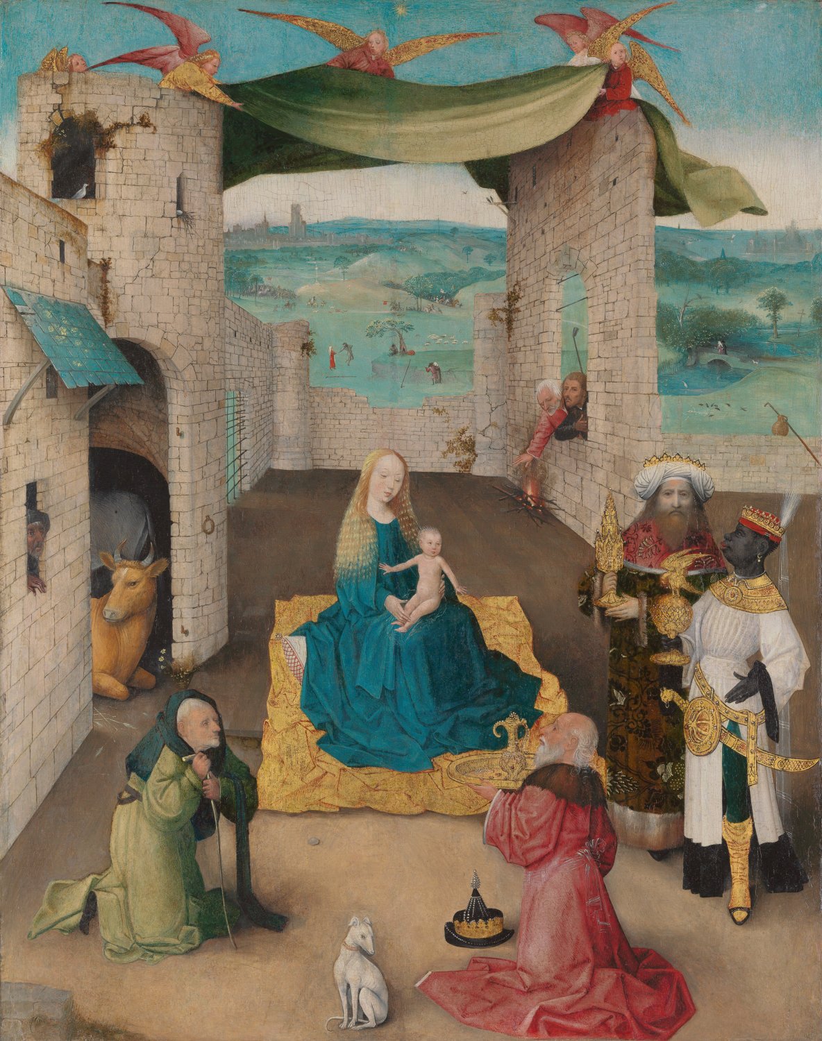Menotti's opera was inspired by The Adoration of the Magi, by Hieronymus Bosch