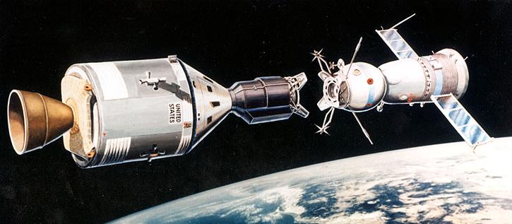 First Manned Soviet-American Space Project
