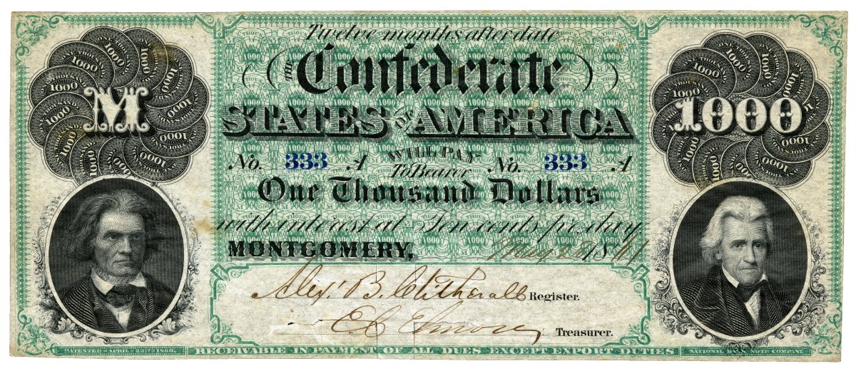First Confederate Currency