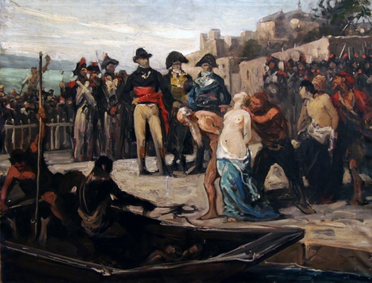 The Drownings at Nantes in 1793, by Joseph Aubert (1882)