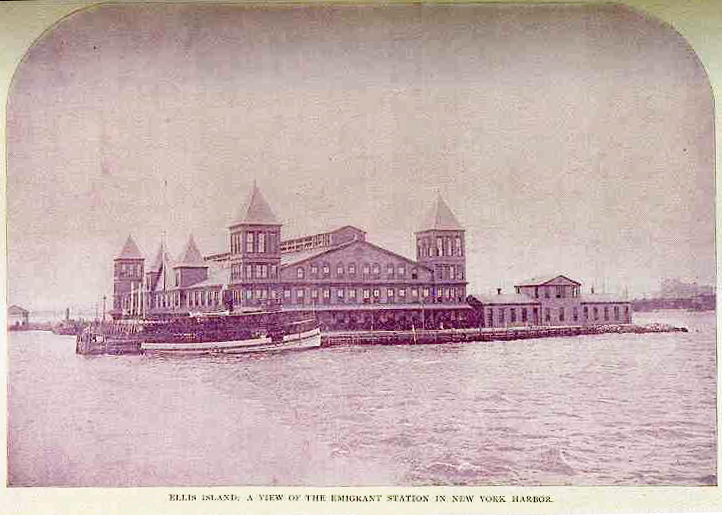 First Ellis Island building