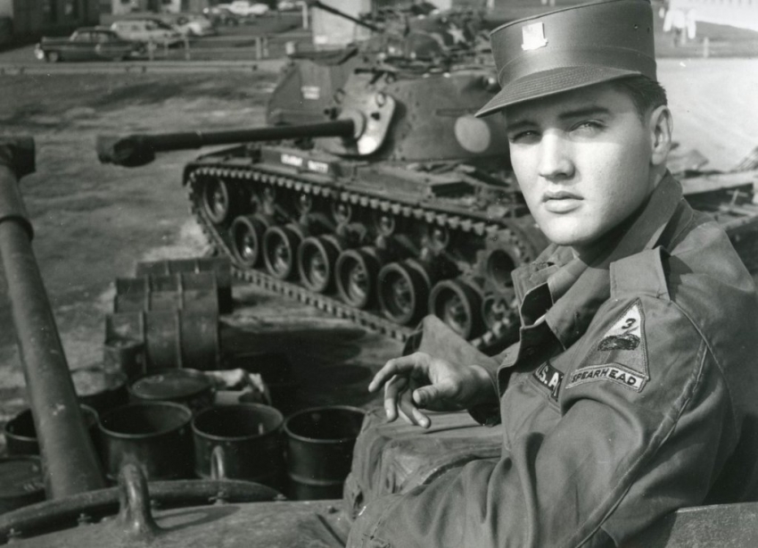 Elvis Presley Inducted into Army
