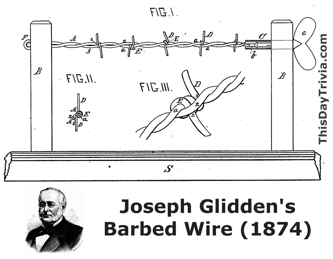 First Practical Barbed Wire