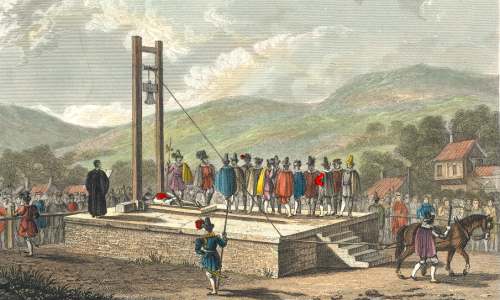 First Execution by Guillotine