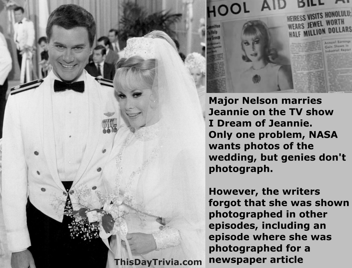Major Nelson Marries Jeannie