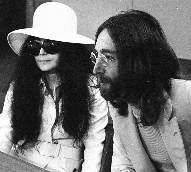 Lennon and Ono in March 1969