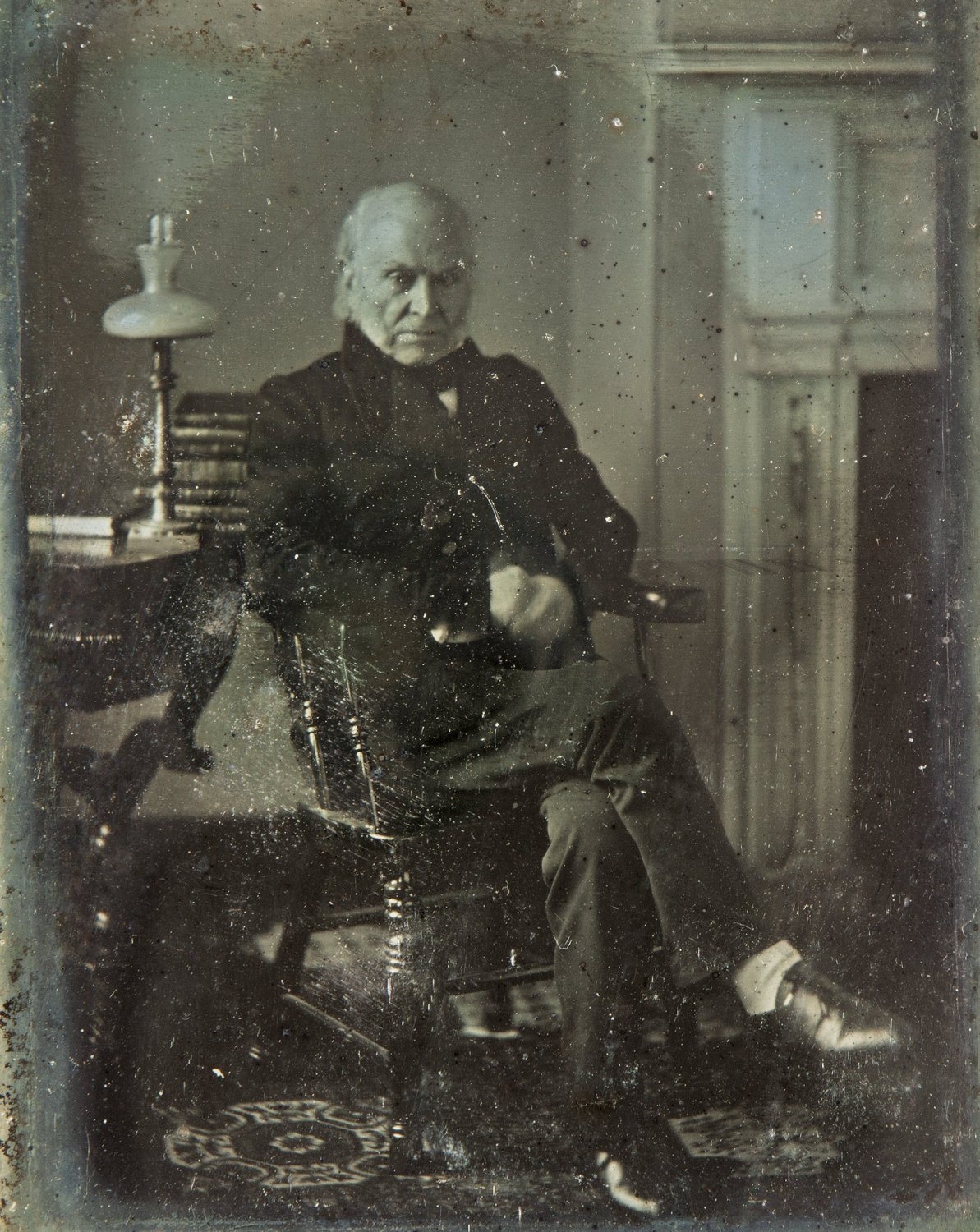 Photograph of John Quincy Adams taken in 1843