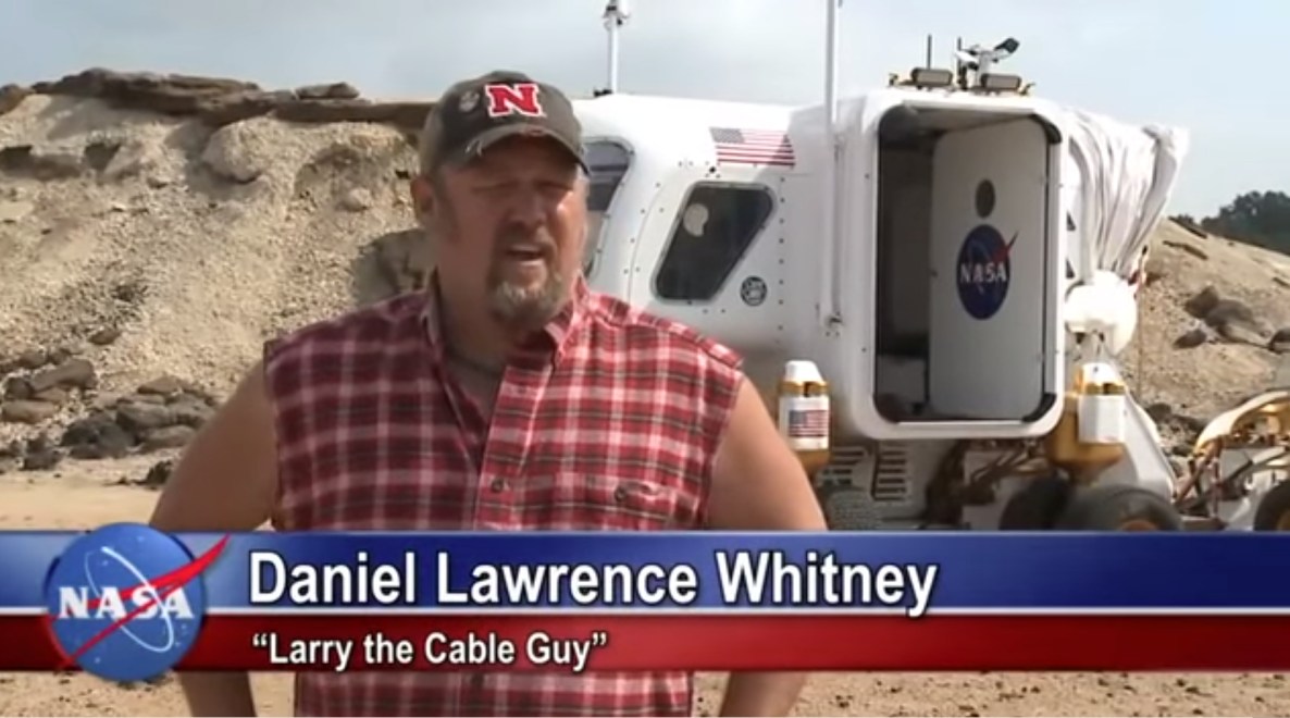 Larrry the Cable Guy promo for NASA TV
