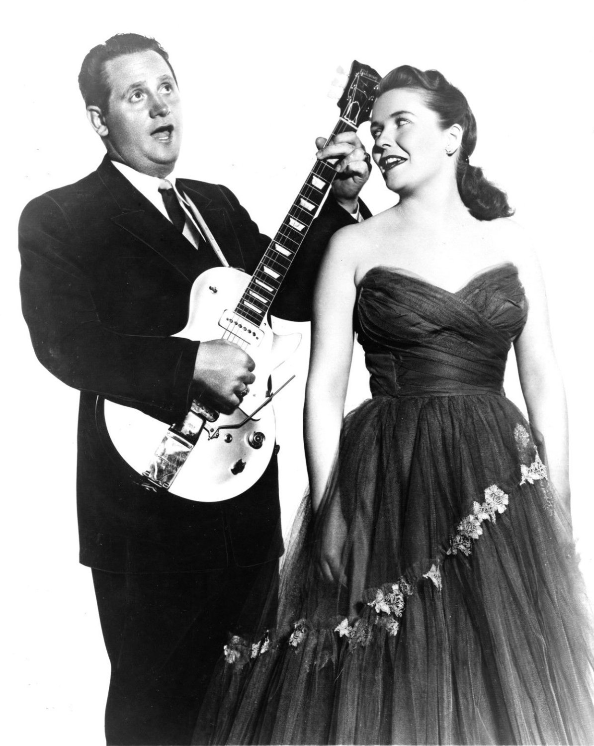 Les Paul and wife Mary Ford
