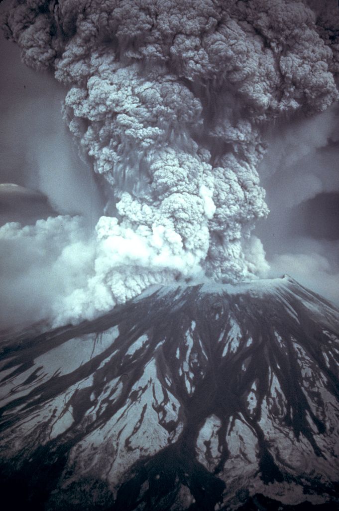 Mount St. Helens Erupts