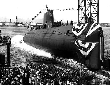 USS Nautilus launched in 1954