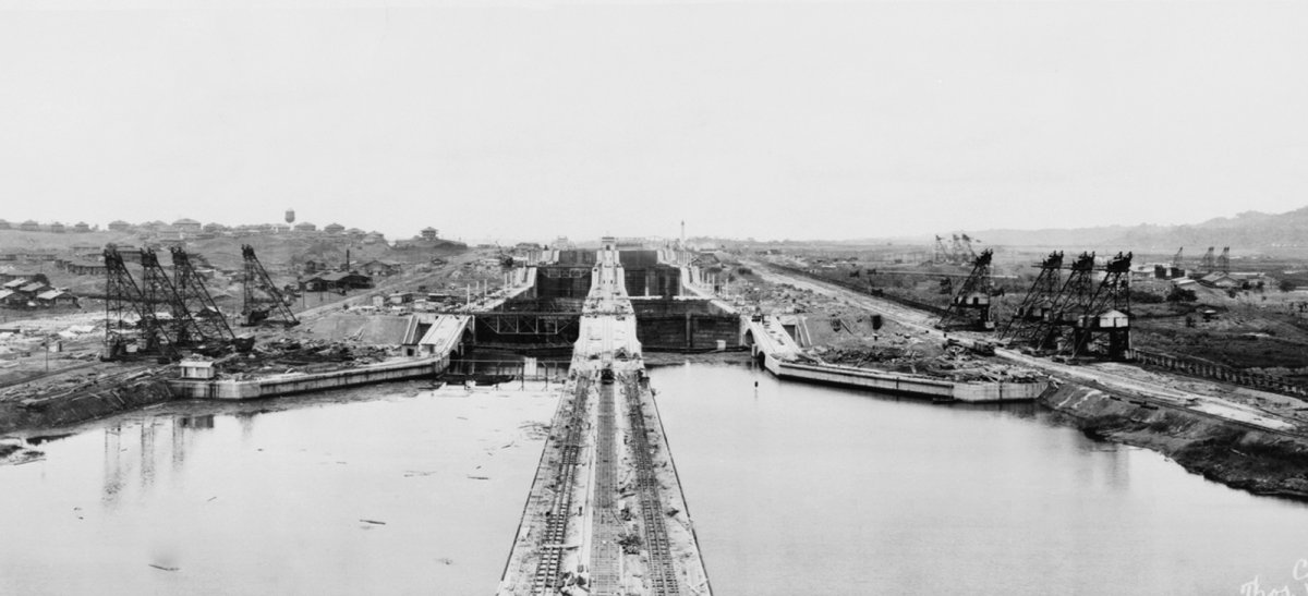 First Successful Navigation of the Panama Canal