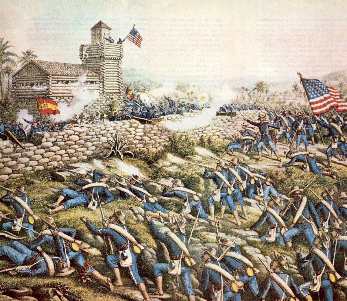 Spanish-American War - Charge of San Juan Hill