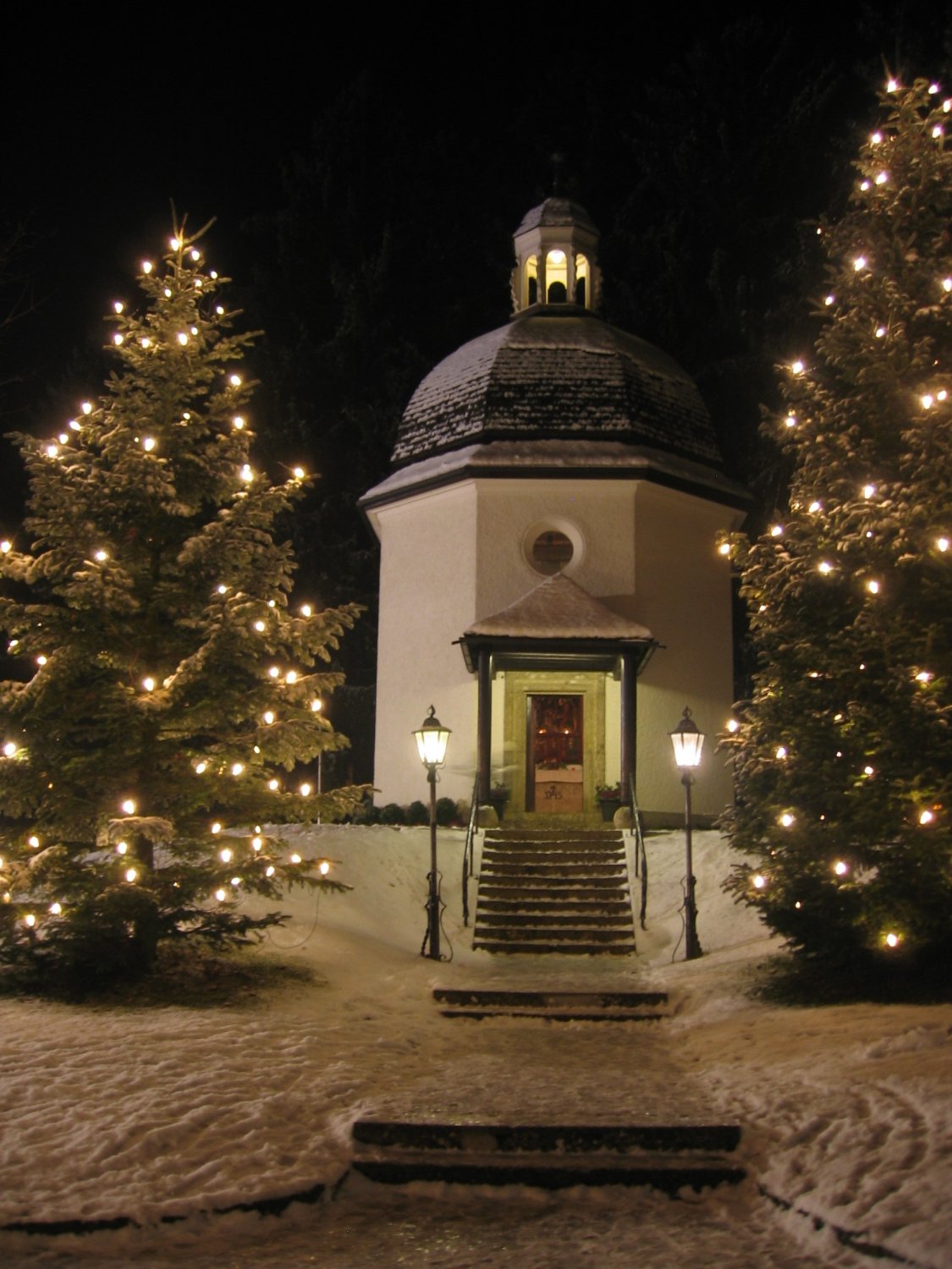 Silent-Night-Chapel in Oberndorf bei Salzburg, Austria, where the song was first performed