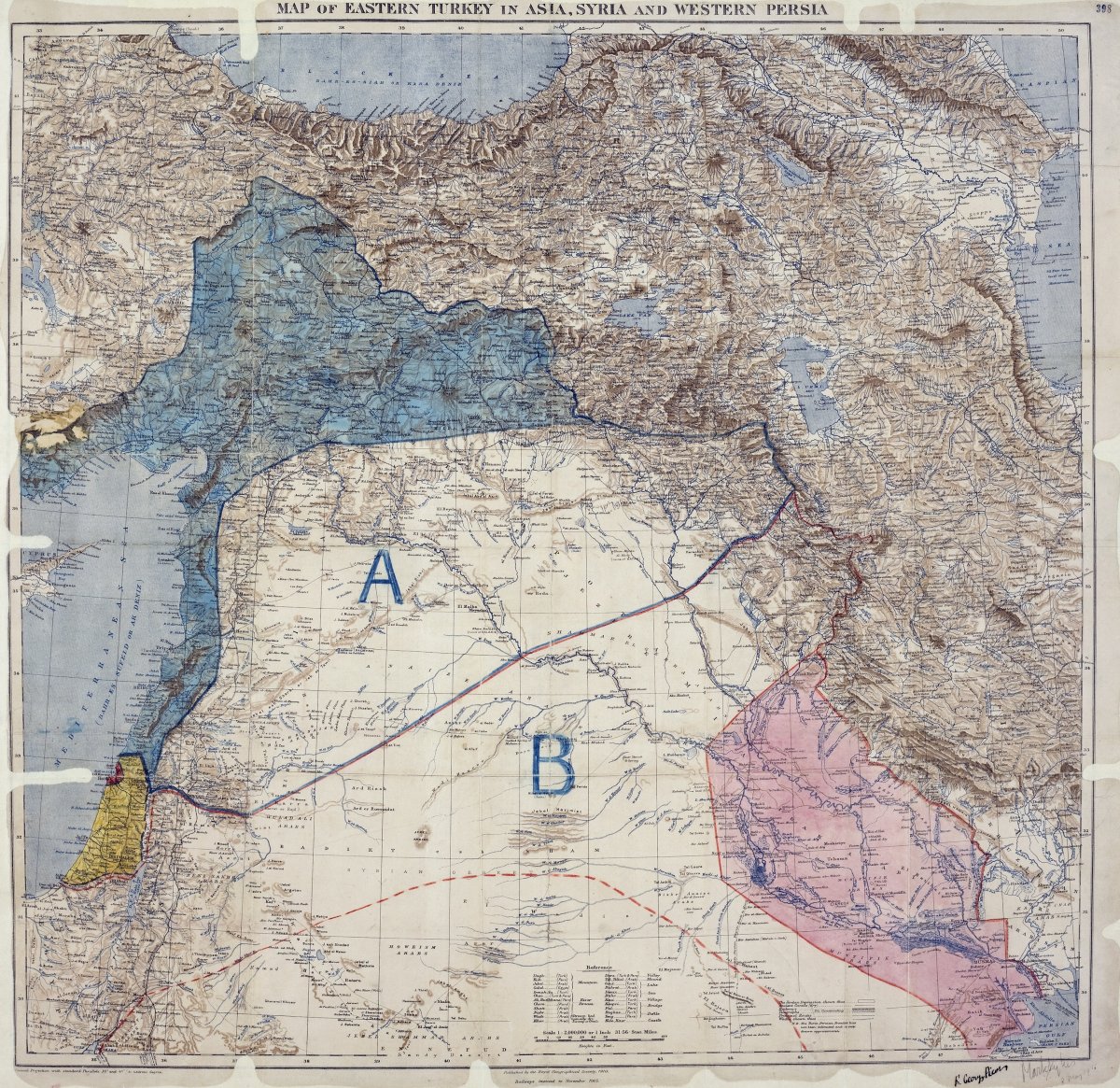 Balfour Declaration of Support for a Jewish Homeland in Palestine