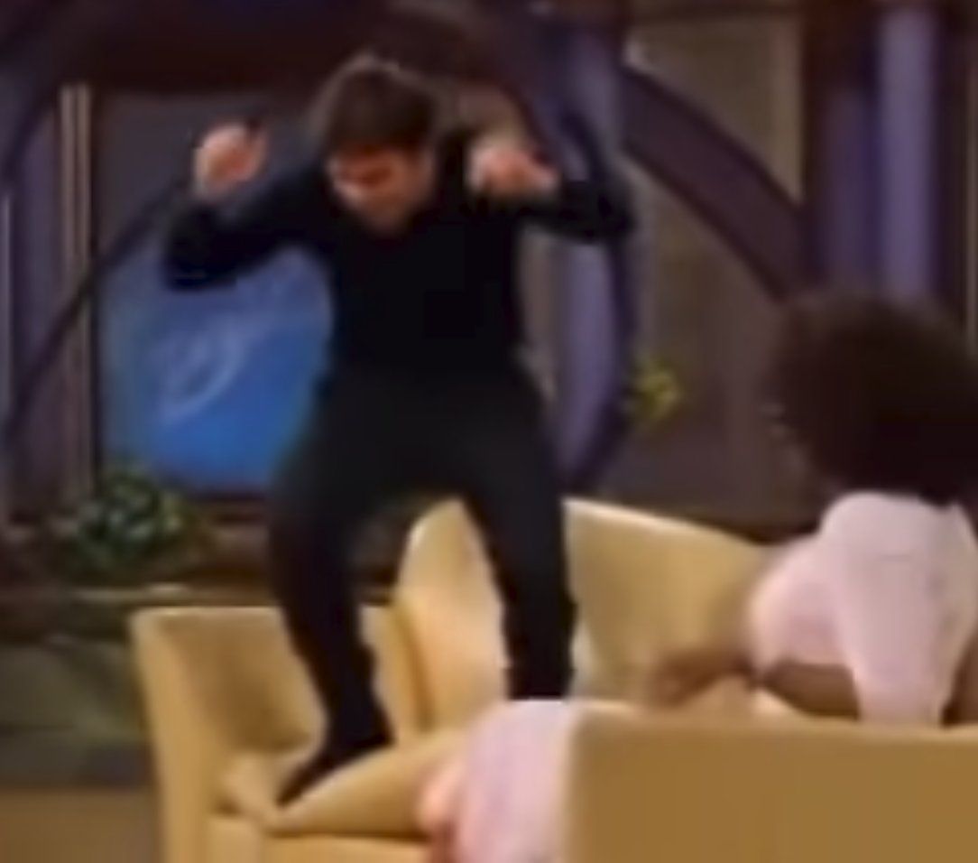 Tom Cruise "Jumps the Couch" on Oprah