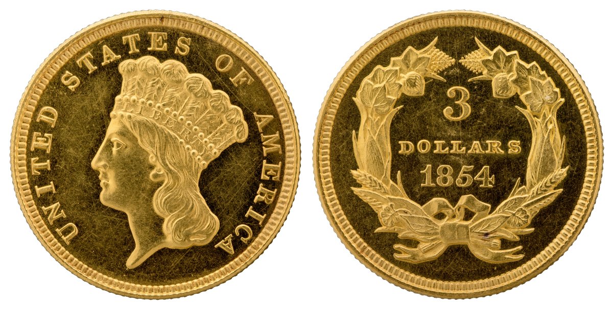 Three-Dollar Gold Coin