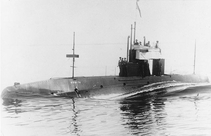 USS Bonita in 1909