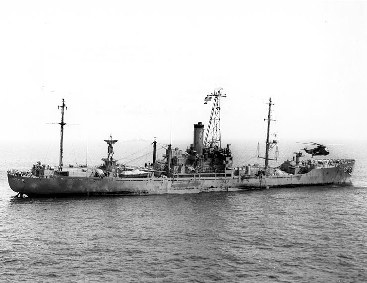 USS Liberty damaged after attack
