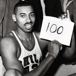Wilt Chamberlain Scores a Record 100 Points