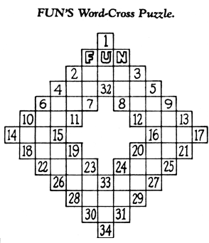First Crossword Puzzle