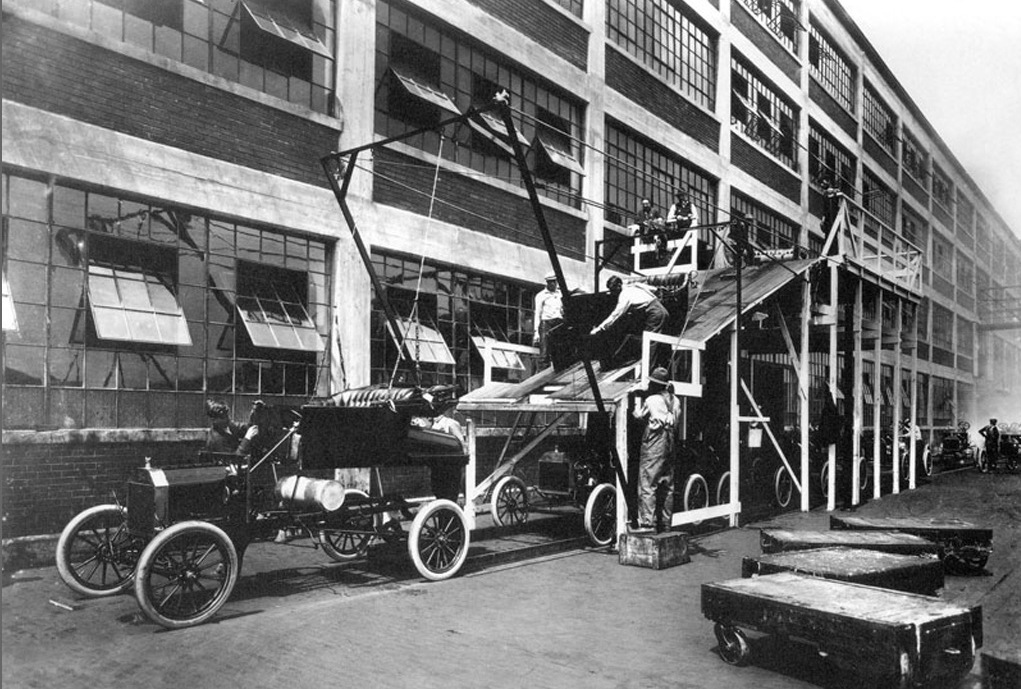 Experimental Version of Ford's Assembly Line