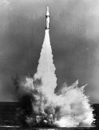 First Underwater Guided-Missile Launch