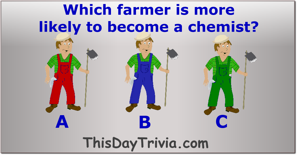 Which farmer is more likely to become a chemist?