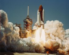 First Launch of the Second Space Shuttle