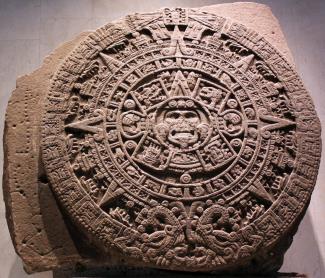 Ancient Aztec Calendar Stone
