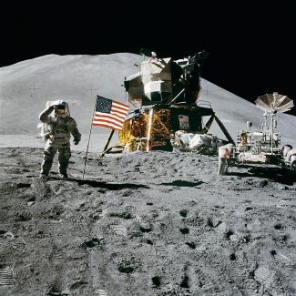Jim Irwin on the Moon - Apollo 15