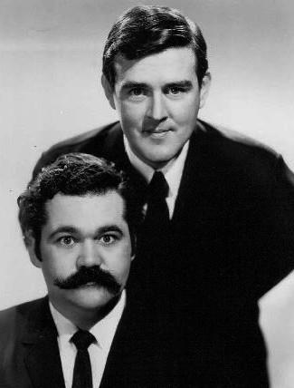 Jack Burns (right) with Avery Schreiber