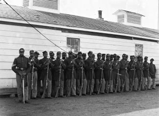 Company I of the 36th Colored Regiment (circa 1864)