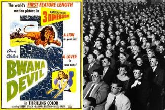First Full-Length 3-D Color Movie