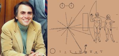 Carl Sagan and Pioneer Plaque