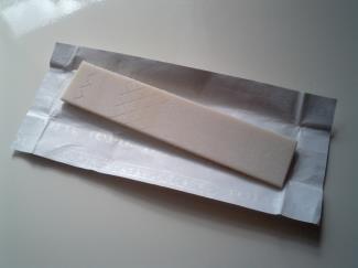 A modern stick of chewing gum