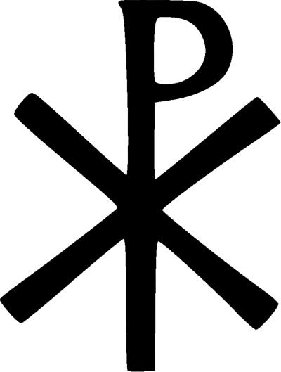 Chi-Rho symbol for Christos