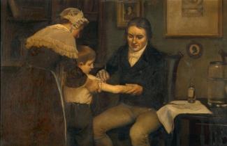 Jenner Giving the First Vaccination