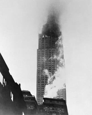 Bomber Crashes Into Empire State Building