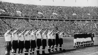 England Gives Nazi Salute
