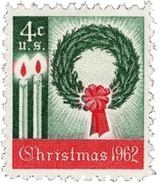 First U.S. Christmas Stamps