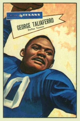 First African-American Drafted by the NFL