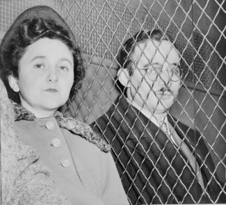 Ethel and Julius after being found guilty
