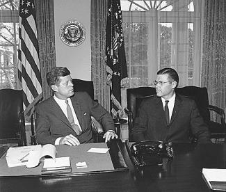 McNamara and Pres. Kennedy