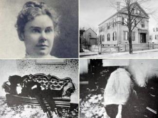 Lizzie, her home, father, and stepmother murdered