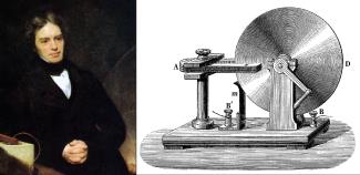 The Faraday disc was the first electric generator (1831)