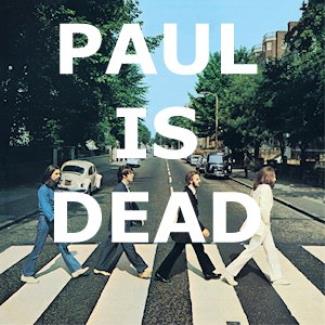 Abby Road cover showing the "Funeral Procession"
