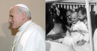 Pope John Paul II Shot