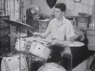 Ricky Nelson Plays the Drums and Becomes an Instant Teen Idol