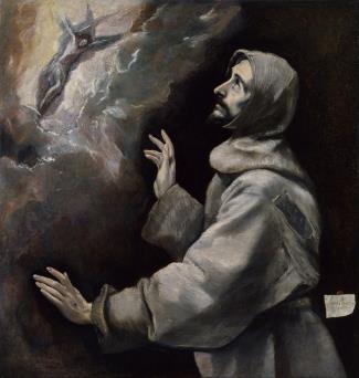 Saint Francis Receiving the Stigmata, by El Greco (1541-1614)